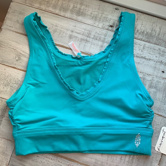 Free People Sports Bra Wavy Waters - Picture 3 of 5